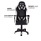 Miniatura: SILLA GAMER ERGONÓMIC RECLINABLE NEGRO CON ROSA
