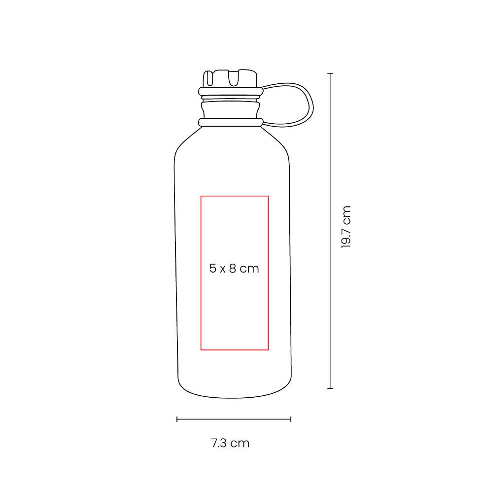 Miniatura: 36PZAS CILINDRO METÁLICO DE UNA PARED TAPA ROSCA 600ML "SIT"