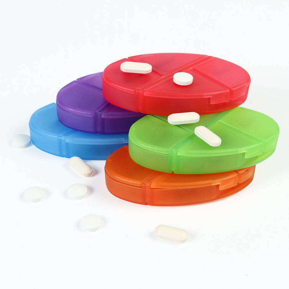 50PZAS PASTILLERO OVALADO COMPACTO "ENN"