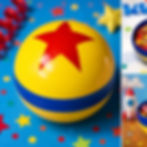 Dulcero en Forma de "Pelota Amarilla con Estrella Roja"