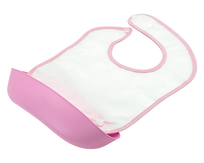 Miniatura: 100PZAS BABERO IMPERMEABLE PARA BEBE DE DOS PIEZAS