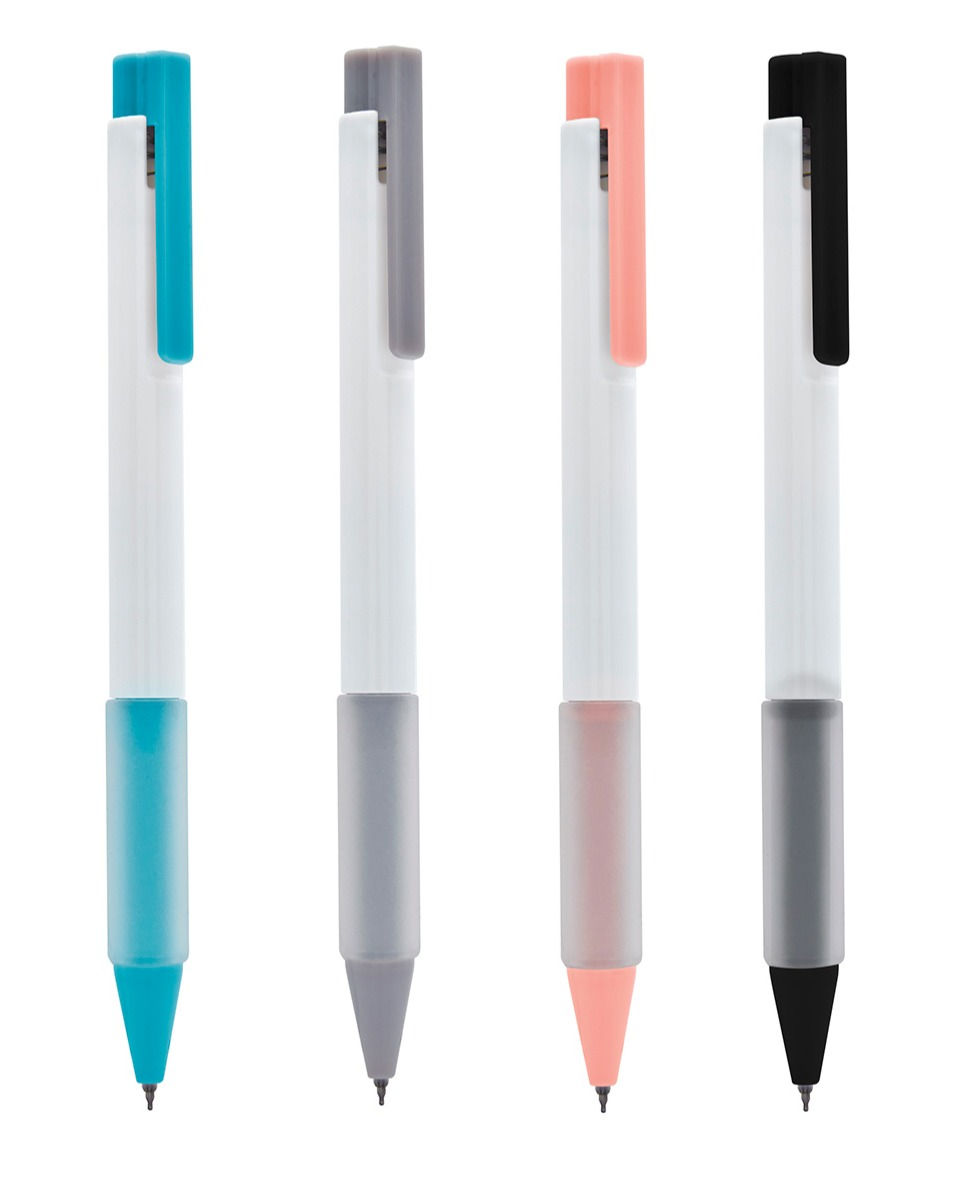 100PZAS SET DE BOLÍGRAFO PLÁSTICO DE GEL CON SILICÓN "GEL IROTT"