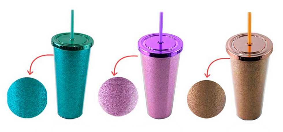 Miniatura: Vaso Venti de Policarbonato "Glitter Textura" 24oz - Elegancia y Funcionalidad para tus Promociones