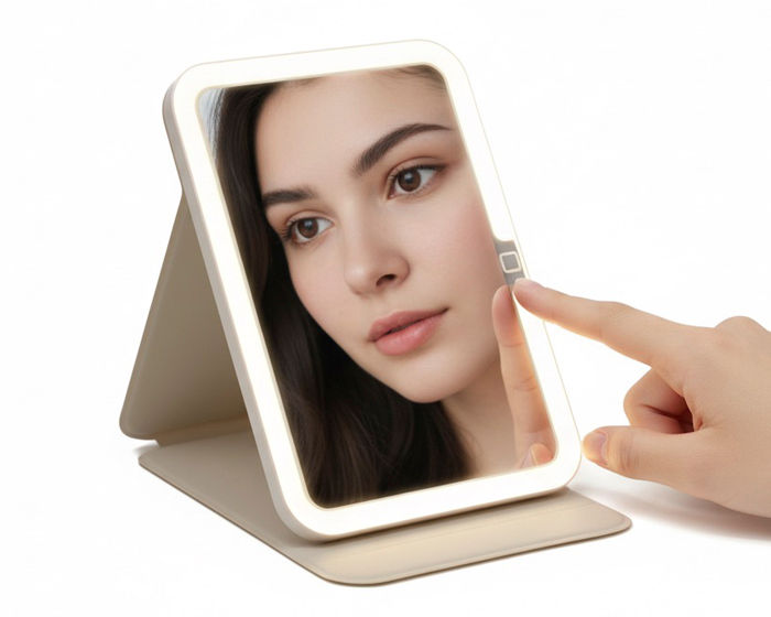 Miniatura: 20PZAS ESPEJO DE MAQUILLAJE DE LUZ LED CON 3 TIPOS DE LUZ  "IXCH"