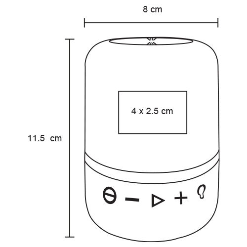 Miniatura: 30PZAS BOCINA BLUETOOTH PÓRTATIL  "NIRV"
