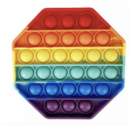 Miniatura: 10PZAS JUGUETE ANTIESTRESS "POP IT"