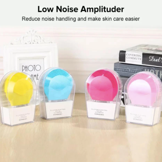 Miniatura: 10PZAS CEPILLO DE LIMPIEZA FACIAL DE SILICONA DE VIBRACIÓN ELÉCTRICA.