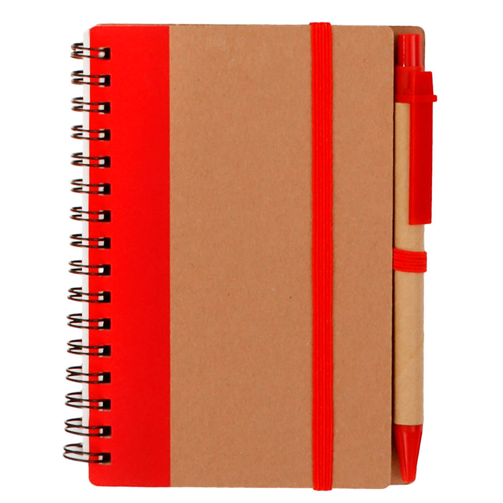 Miniatura: Mini Libreta de Papel Reciclado con Bolígrafo