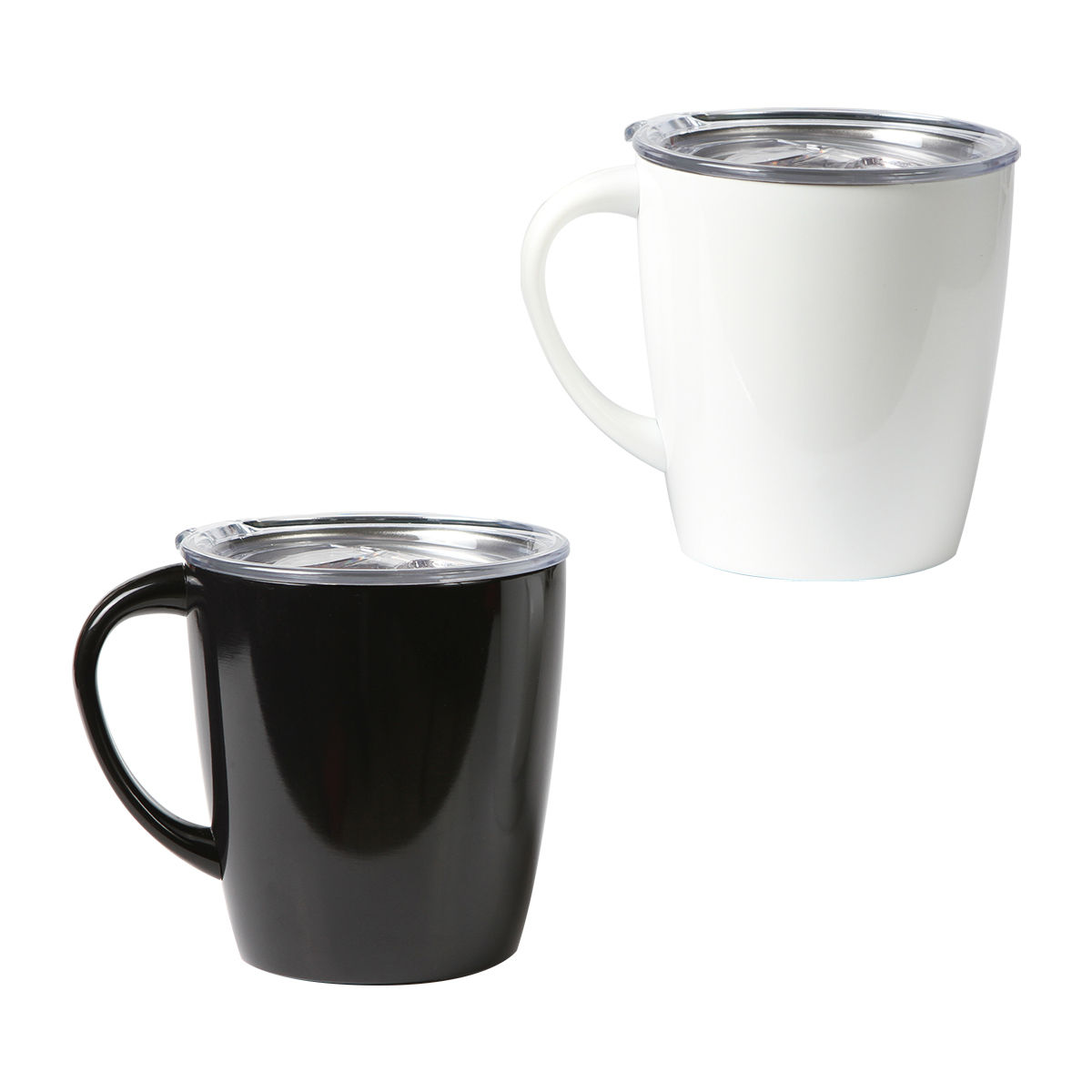 TAZA ACERO INOXIDABLE DOBLE PARED TAPA DESLIZABLE "NAK"