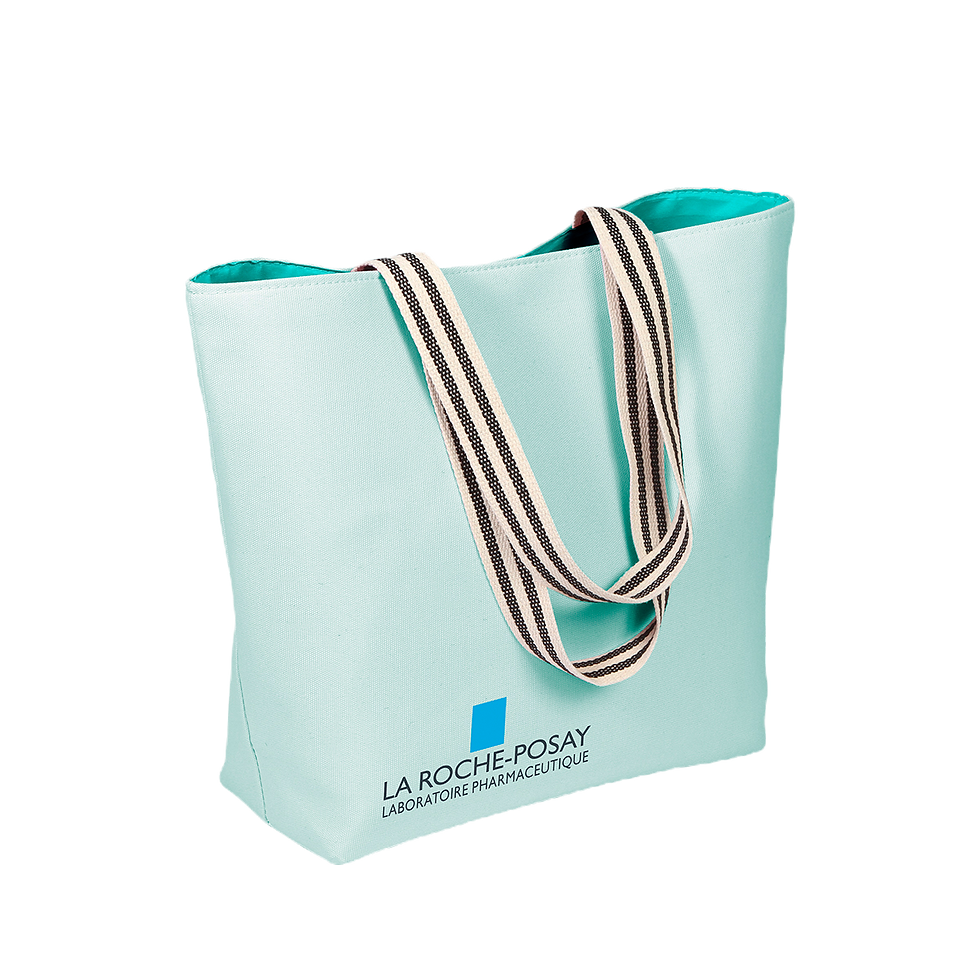 Bolsa de Poliéster Bi-Tono de 37x48 cm Colores Pastel "Kitu" - Estilo y Funcionalidad en Cada Uso