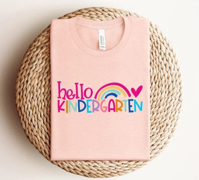 Miniatura: PLAYERA CORTE AMPLIO DE ALGODÓN ADULTO PERSONALIZADA "HELLO ARCOIRIS"