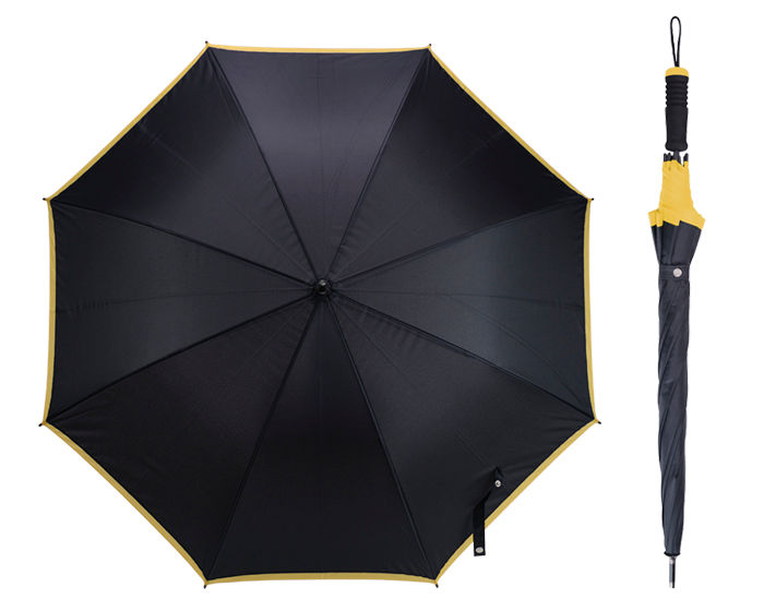 Miniatura: Paraguas Automático de Fibra con Orilla de Color 102.5 cm