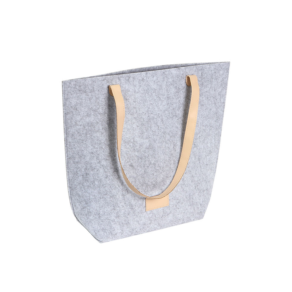 Miniatura: BOLSA  DE FIELTRO Y CURPIEL "ORD"
