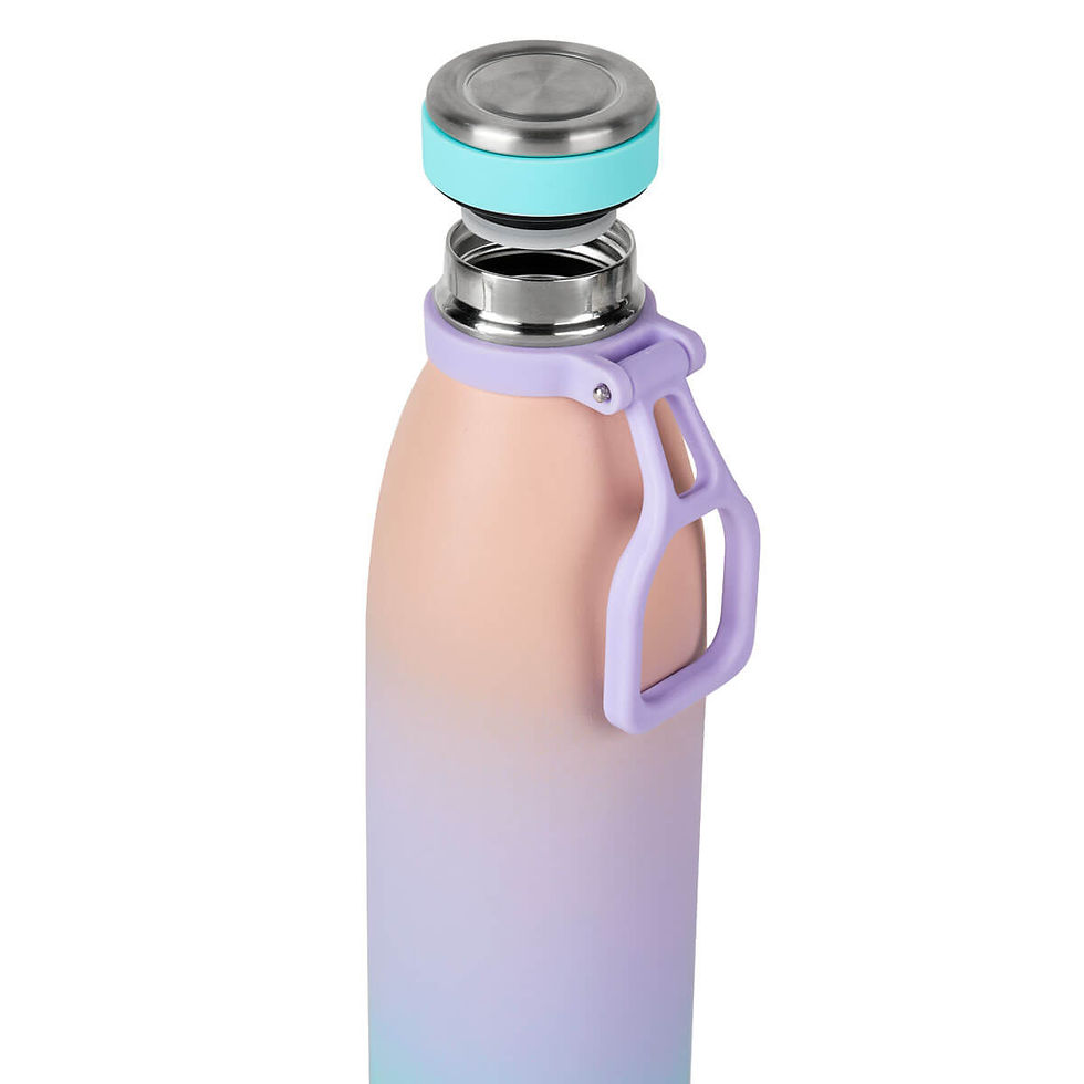 Miniatura: 12PZAS CILINDRO DOBLE PARED INSULADO DEGRADADO 750ML "MANDAL"