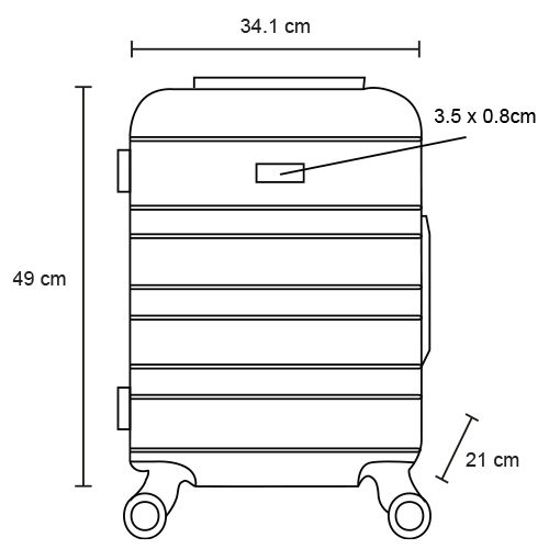 Miniatura: MALETA TROLLEY   "ODYSS"