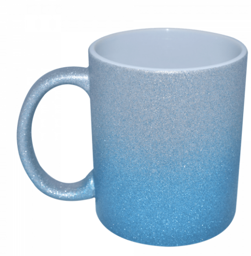 Miniatura: 12PZAS TAZA DE CERÁMICA GLITTER PARA SUBLIMAR 11OZ "GLITTER BICOLOR"