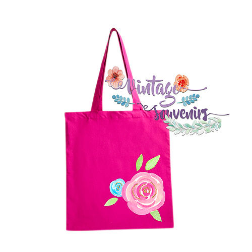 Miniatura: BOLSA DE ALGODÓN ECONÓMICA CON PERSONALIZADO "CUTE"