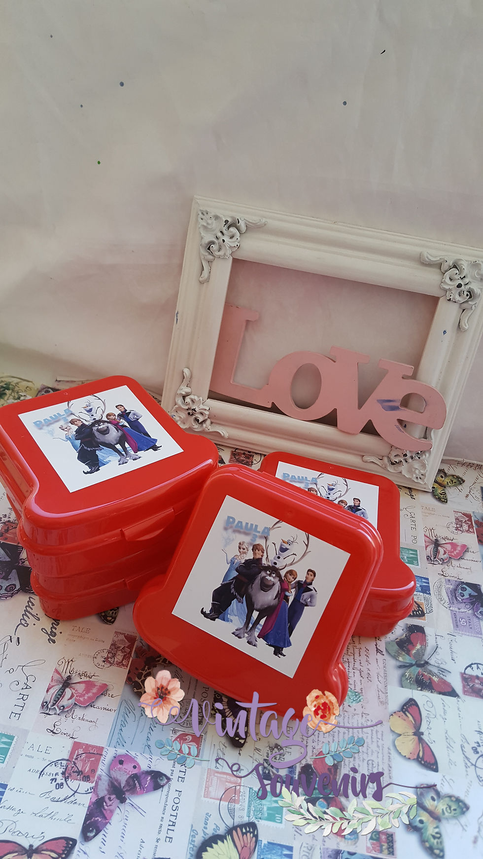 Miniatura: SANDWICHERA EN COLORES SOLIDOS GRANDE PERSONALIZADO FROZEN