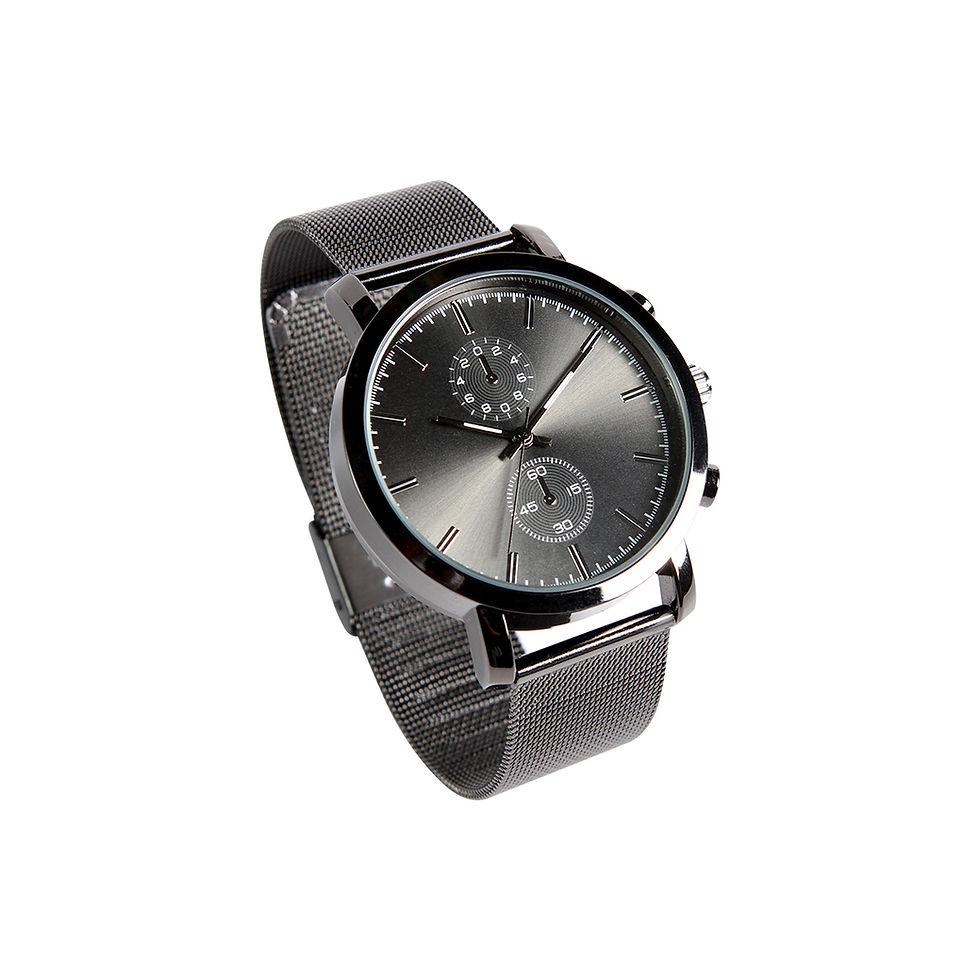 Miniatura: 10PZA RELOJ DE PULSO "ELEGANCE" UNISEX  DE ACERO INOXIDABLE