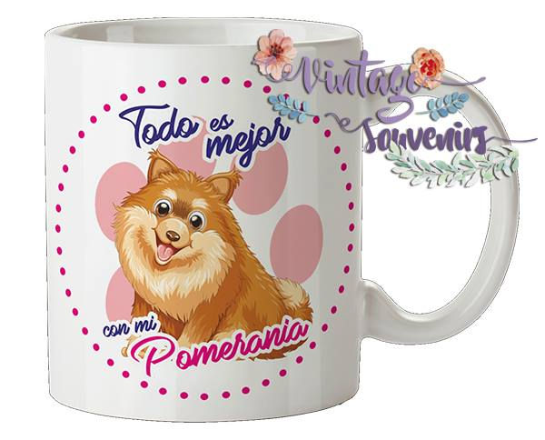 Miniatura: TAZA CON PERSONALIZADO DE PERRITOS