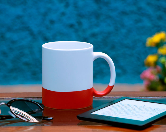 Miniatura: 36PZAS TAZA DE ARCILLA BLANCA PARA SUBLIMAR "GRE"