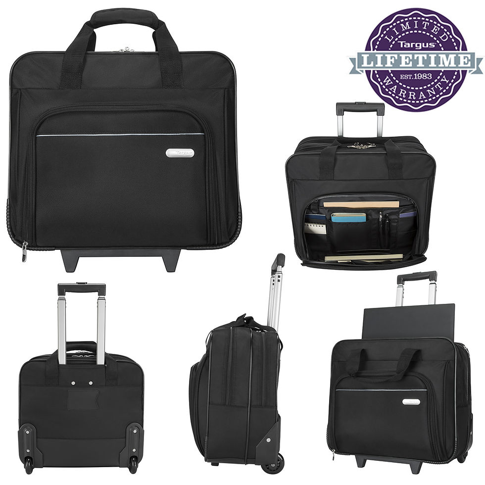 Miniatura: MALETA CON RUEDAS Y 3 COMPARTIMENTOS "ROLLING CASE"