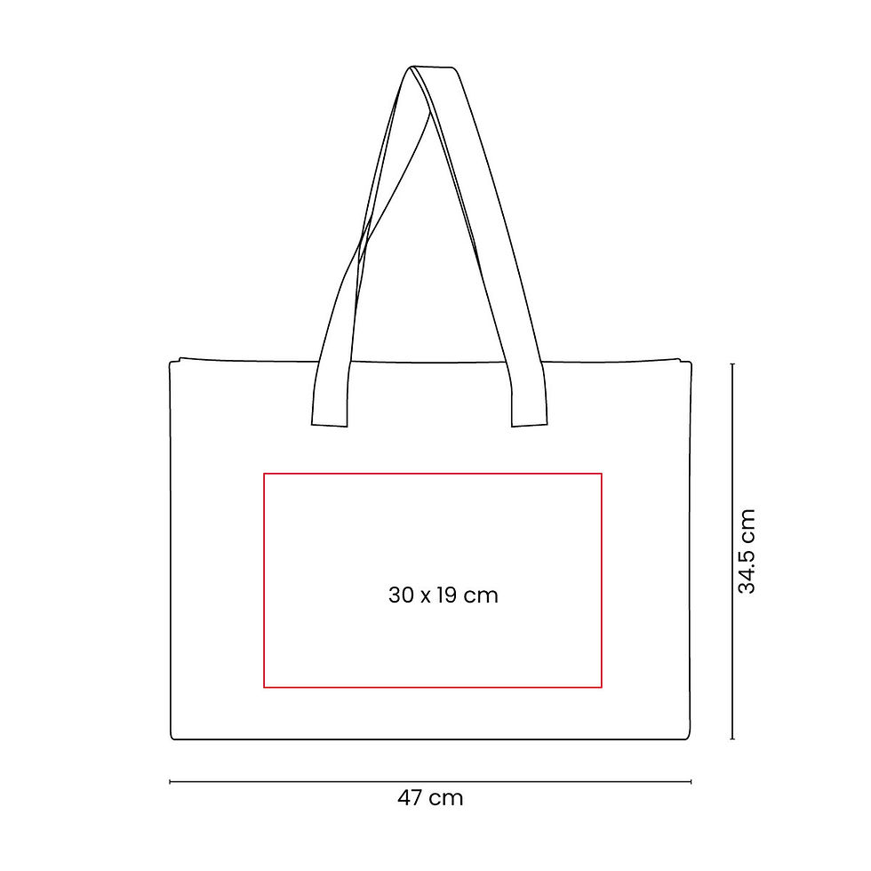 Miniatura: 25PZAS BOLSA DE MANO CON FUELLE DE MICA 47 X 34.5 X 9CMS "MAXI"