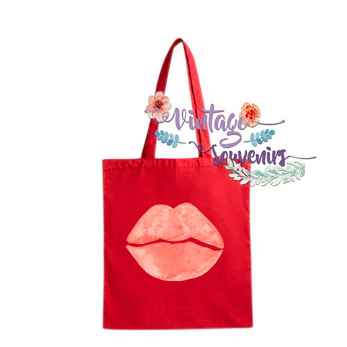 Miniatura: BOLSA DE ALGODÓN ECONÓMICA CON PERSONALIZADO "CUTE"