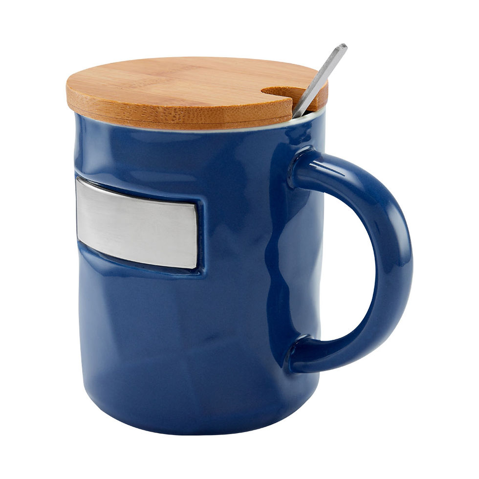 Miniatura: SET DE TAZAS CERAMICA CON PLACA "BAM"