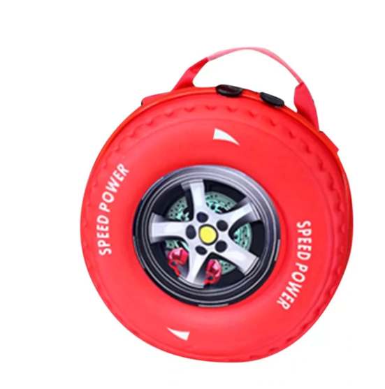 Miniatura: Mochila Preescolar 3D en Forma de Llanta – Estilo y Resistencia para los Más Pequeños