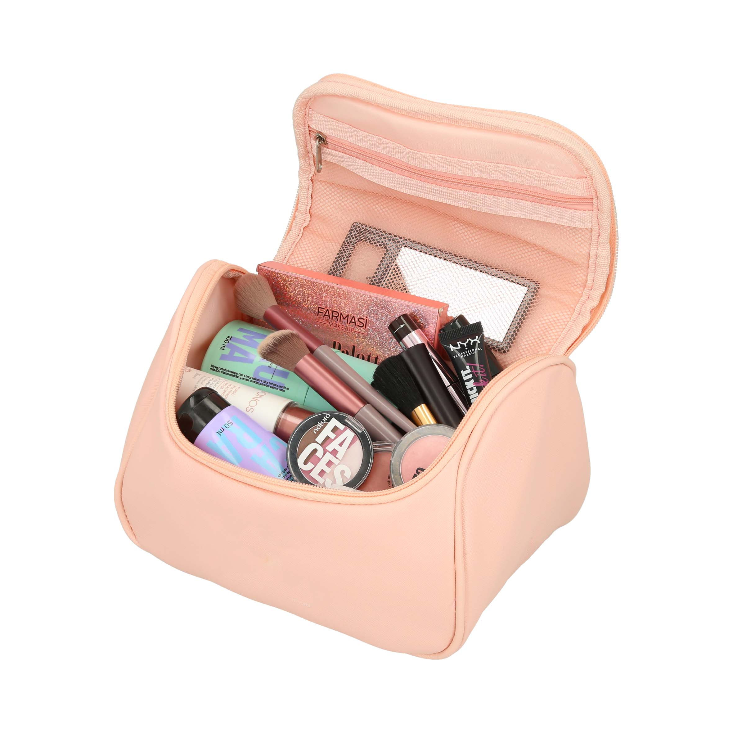 25PZAS COSMETIQUERA DE VIAJE CON INTERIOR FORRADO "HILAR"