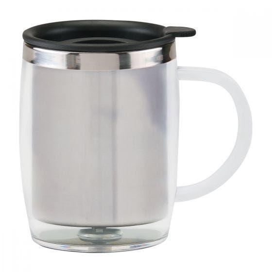 Miniatura: 10PZAS TAZA TÉRMICA DOBLE PARED "BURGOS"
