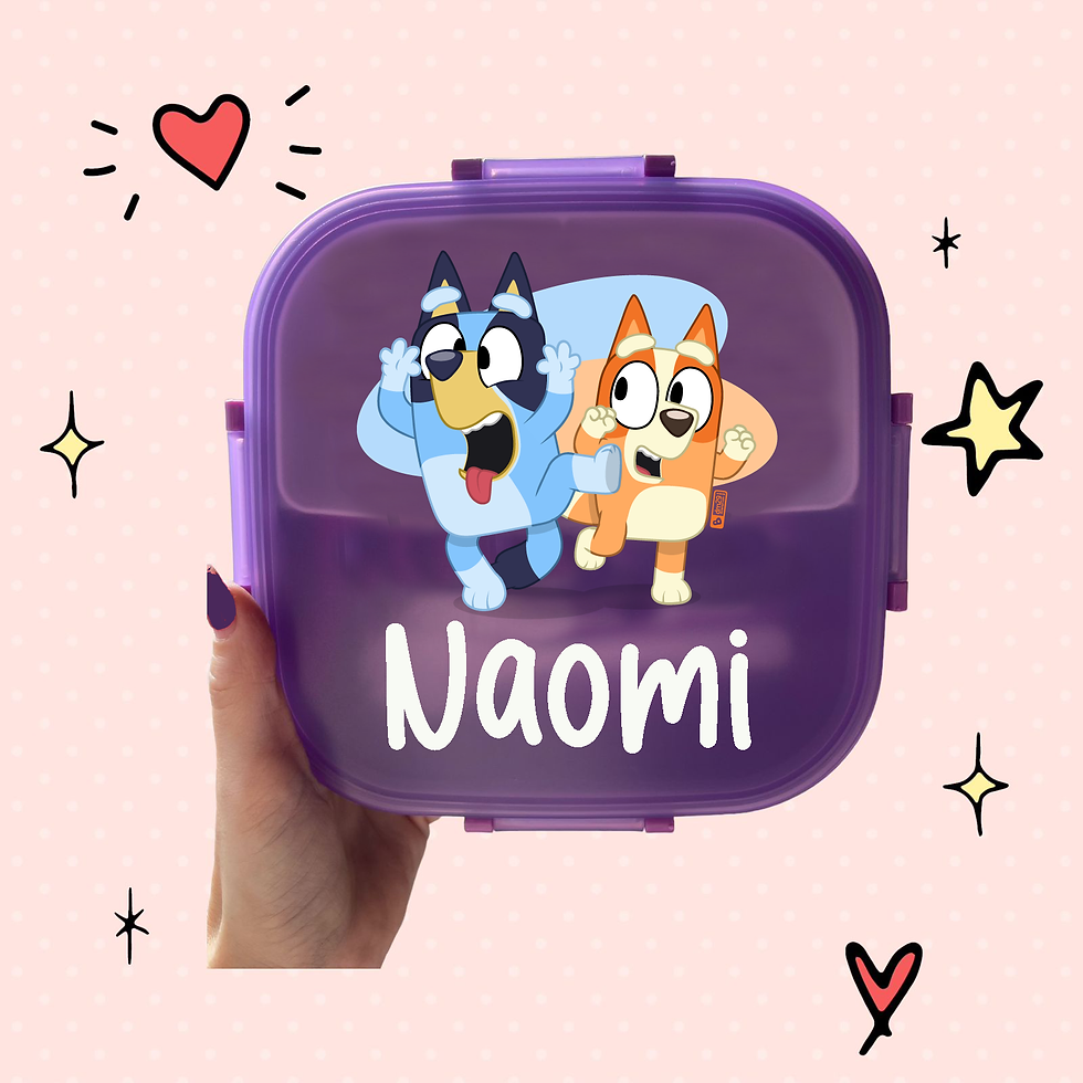 Miniatura: BOX LUNCH DE SANDWICHERA Y CILINDRO EN KIT ALIMENTOS "HEY LIFE" BLUEY