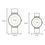 Miniatura: RELOJ DE PULSO METÁLICO Y EXTENSIBLE DE "RED"
