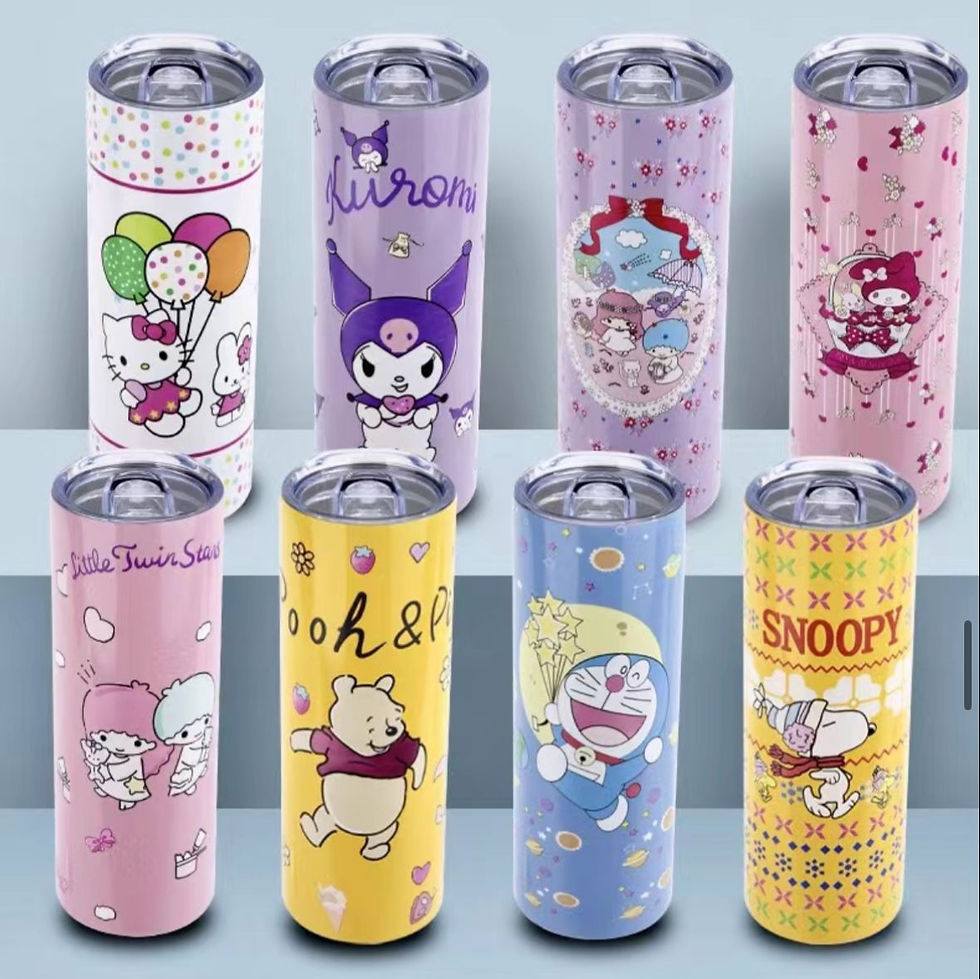 Miniatura: VASO SKINNY AISLANTE DE METAL "SKINNY SANRIO" 20OZ