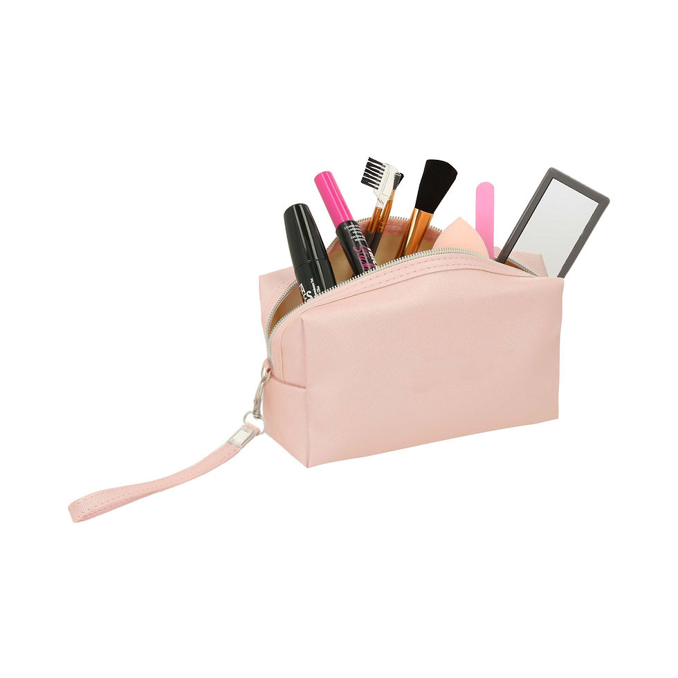 Miniatura: COSMETIQUERA DE CURPIEL CON CORREA "MEG"