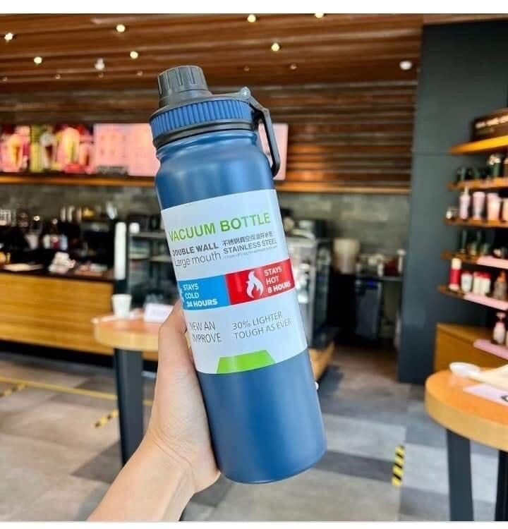 Miniatura: 25PZAS BOTELLA DE ACERO INOXIDABLE INSULADO  1000ML "WALL LARGE"