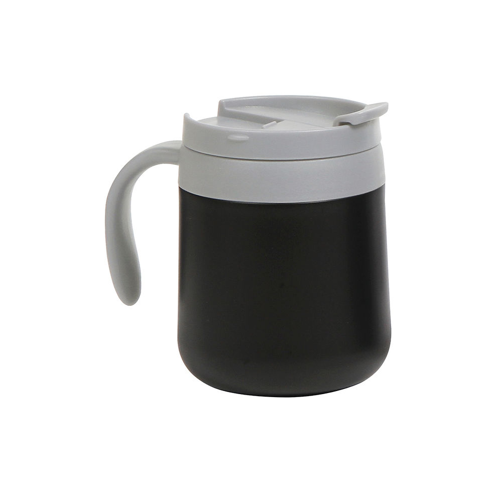 Miniatura: 10PZAS TAZA ACERO INOXIDABLE DOBLE PARED TAPA DESLIZABLE 390ML