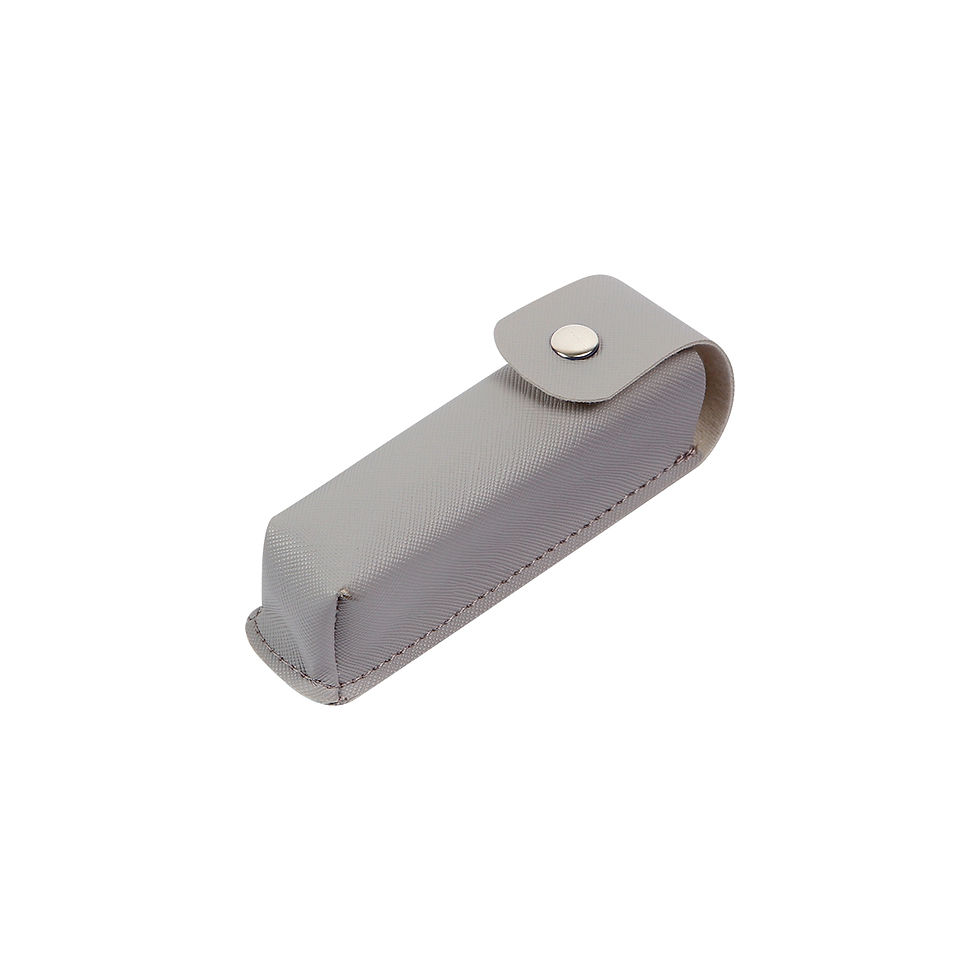 Miniatura: 100PZAS PASTILLERO RECTANGULAR DE PLÁSTICO CON FUNDA CURPIEL "LIND"