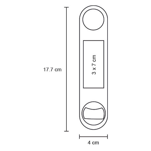 Miniatura: 25PZAS DESTAPADOR DE MADERA CON INTERIOR METÁLICO "SNA"