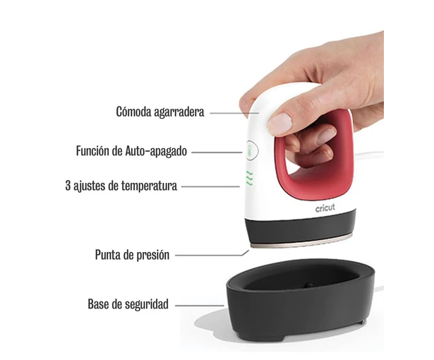 Miniatura: PLANCHA DE CALOR EASYPRESS MINI COLOR FRAMBUESA CRICUT