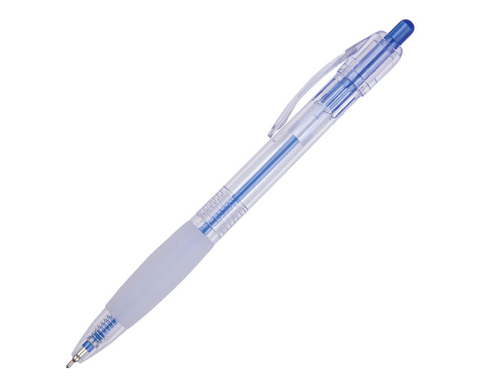 Miniatura: Bolígrafo Plástico Transparente Tinta de Gel "Vytch" - Escritura Suave y Estilo Minimalista