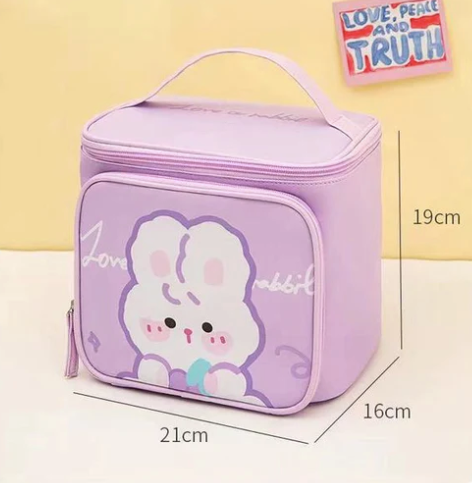 Miniatura: BOLSO COSMETIQUERA KAWAII DE GRAN CAPACIDAD "KUR"