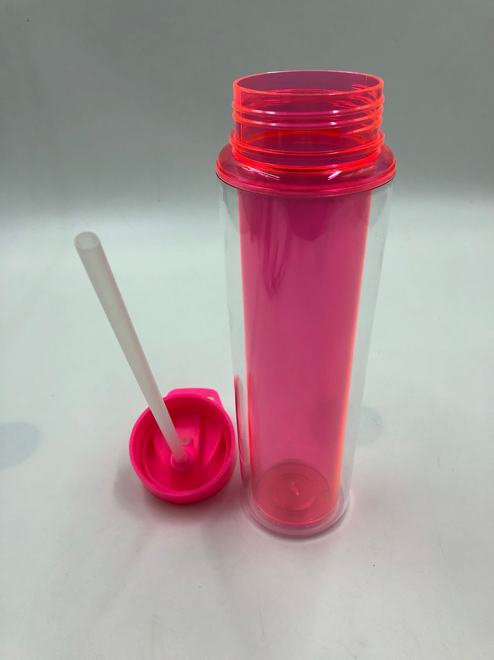 Miniatura: CILINDRO DOBLE PARED CON POPOTE  600ML  "IBI"