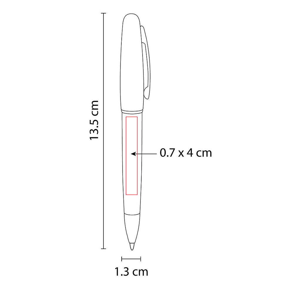 Miniatura: 10PZAS BOLÍGRAFO DE ACERO INOXIDABLE "SENY"