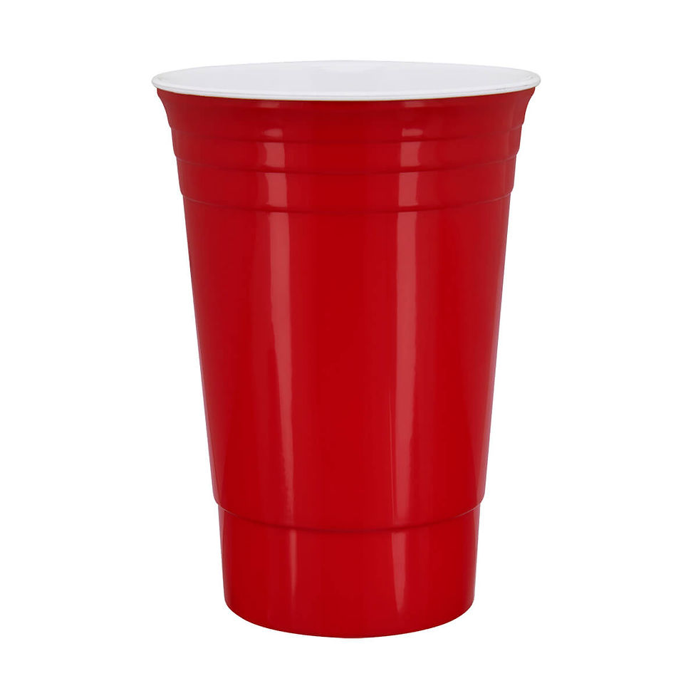 Miniatura: VASO PLÁSTICO  DOBLE PARED TIPO "FIESTA" 480ML