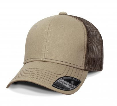 Miniatura: GORRA DE CORTE ALTO MODELO "POLVA EXTRA CAFE Y KAKI CON"