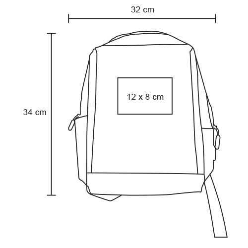 Miniatura: 10PZAS MOCHILA DE 2 COMPARTIMENTOS  "WAL"