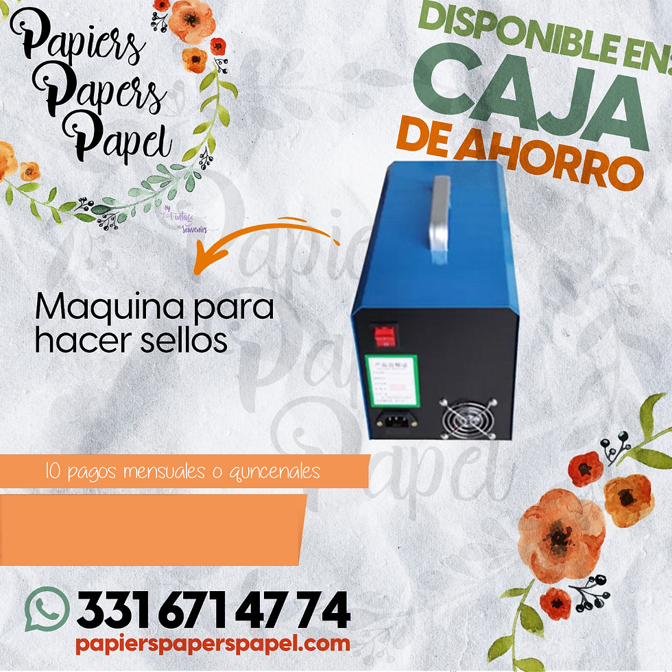 Máquina Fotosensible para Realizar Sellos