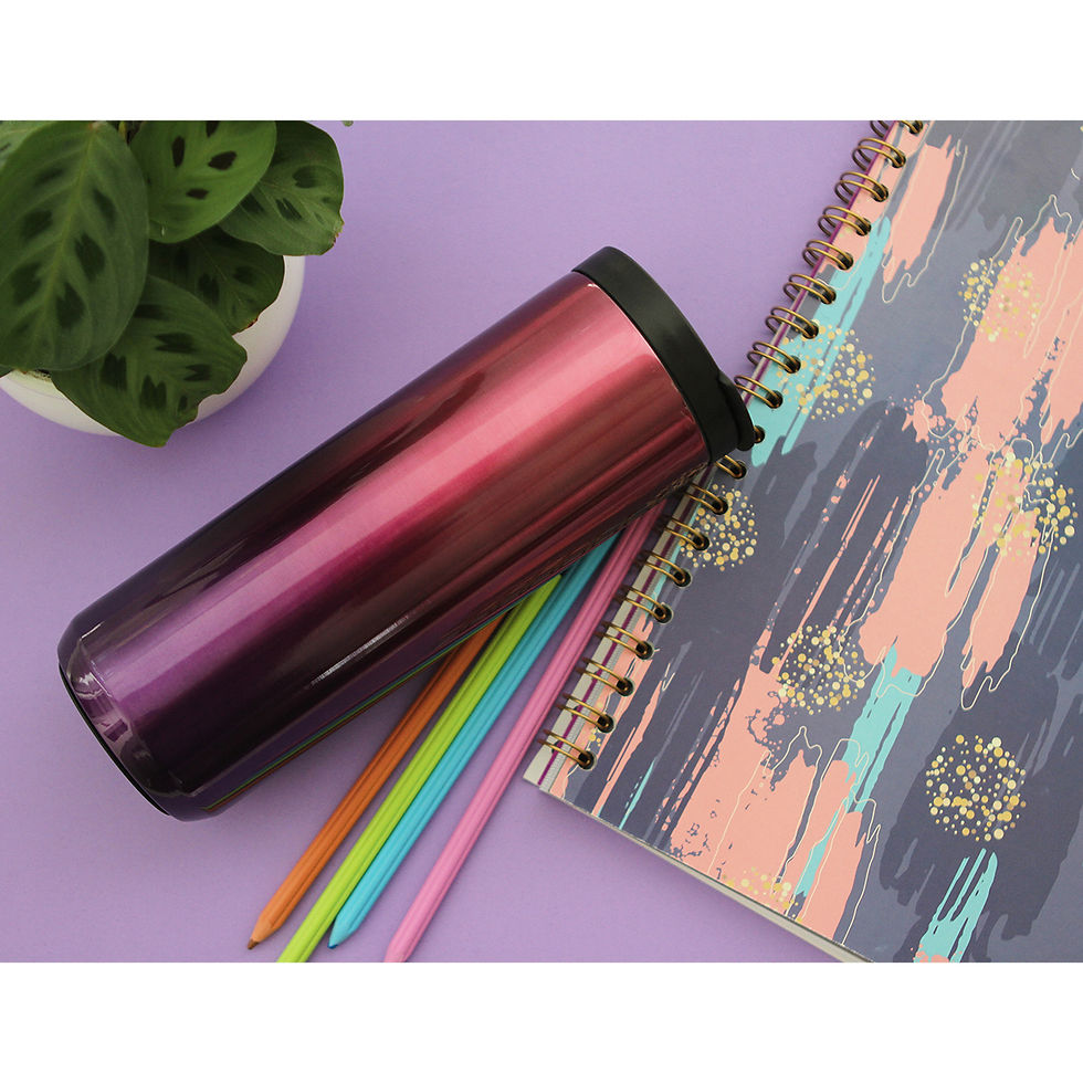 Termo de Doble Pared de Acero 500ml Degradado "Ham" - Diseño Moderno y Funcionalidad Superior